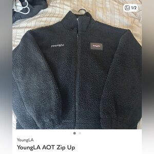 YOUNGLA AOT fleece zip up